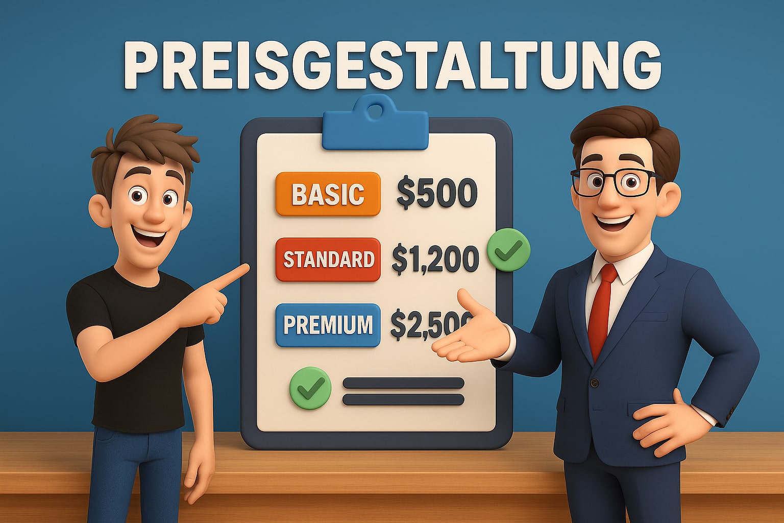 Preisgestaltung kosten Erklärfilm