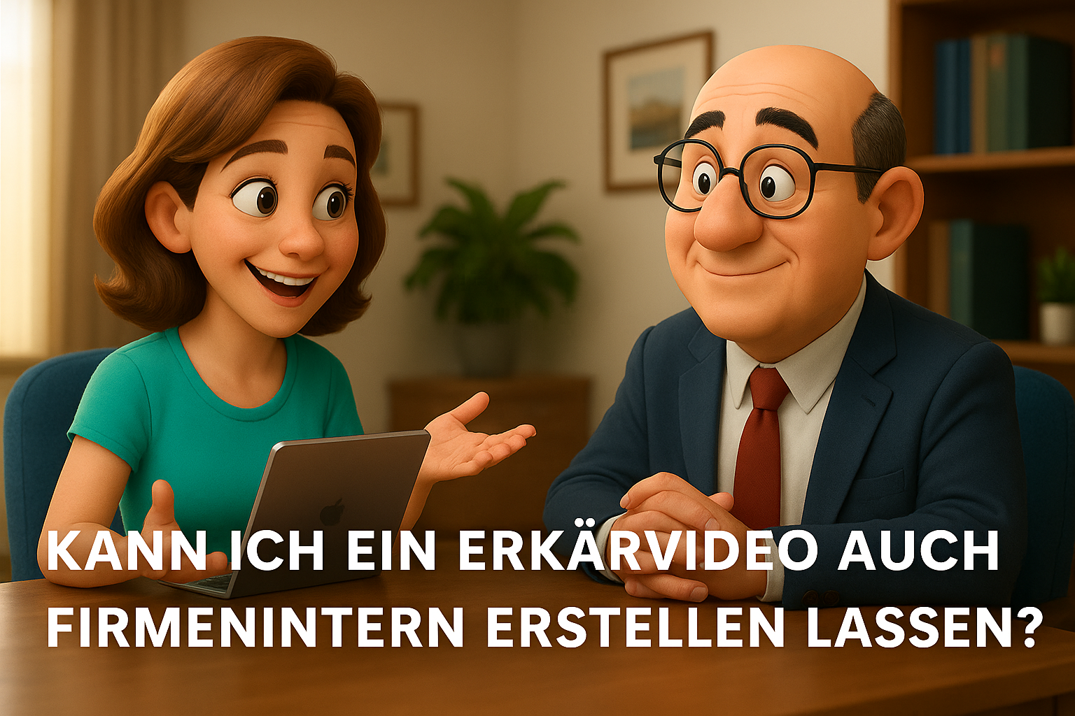 Kann ich ein Erklärvideo auch firmenintern erstellen lassen?