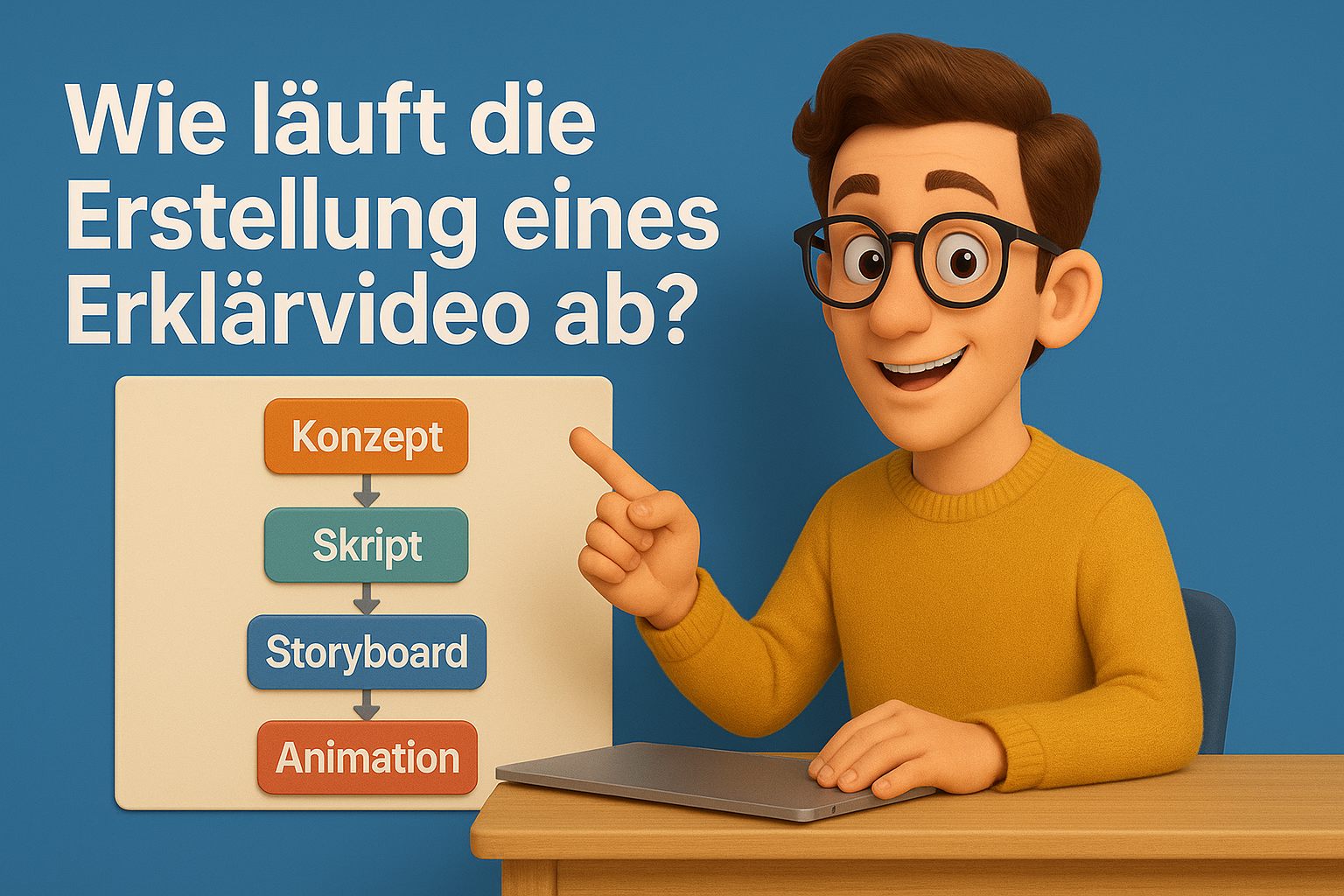 Wie läuft die Erstellung eines Erklärvideos ab?
