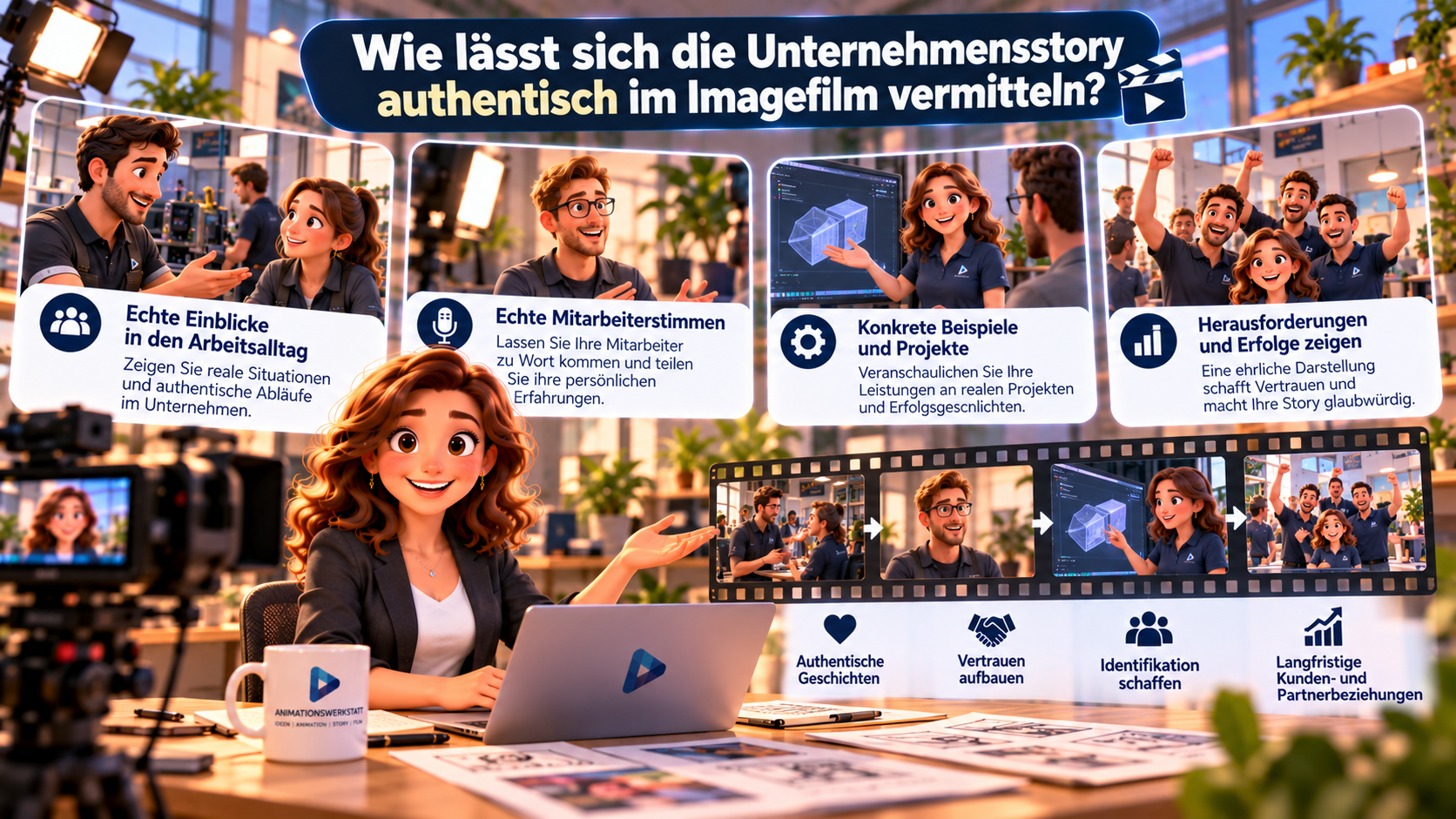 Authentische Unternehmensstory im Imagefilm
