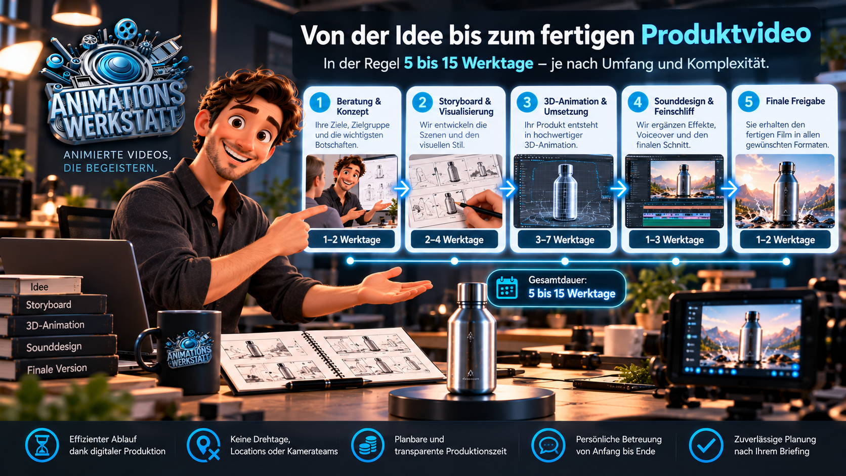 Von der Idee zum Produktvideo