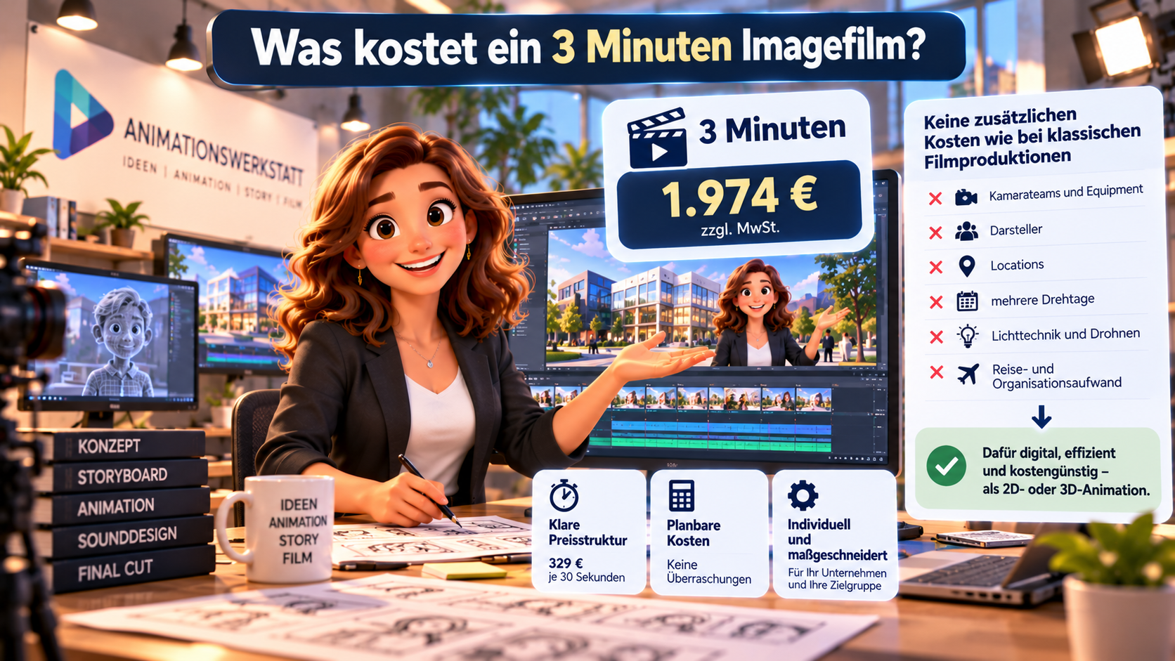 Was kostet ein 3-Minuten-Imagefilm_
